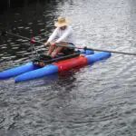 A man on a fishing boat